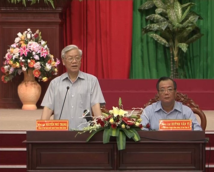 Party leader Nguyen Phu Trong visits Binh Thuan province - ảnh 1